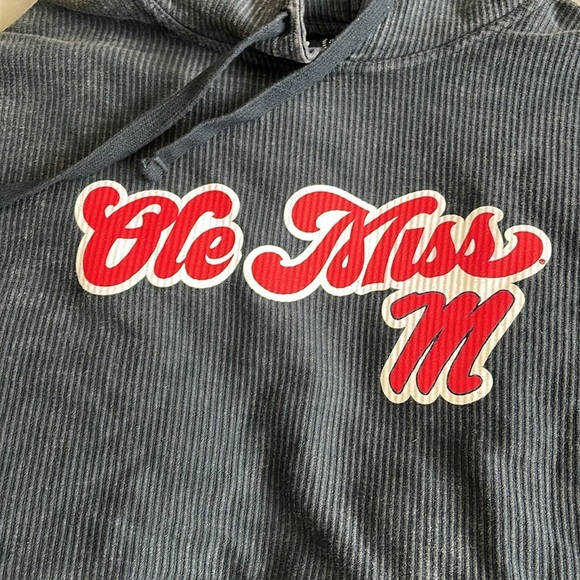 “Press Box- Royce Apparel ribbed Ole Miss Sweatshirt” - Picture 4 of 6